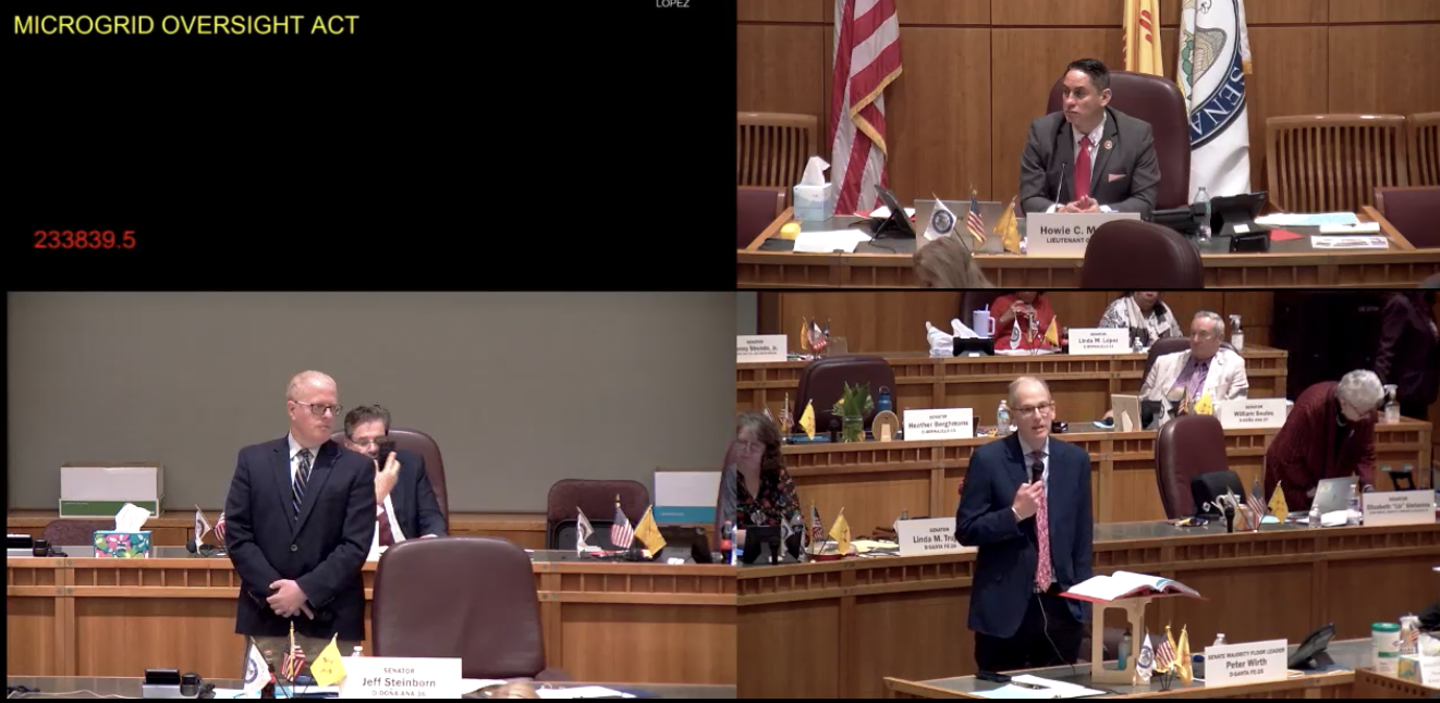 Microgrid renewable portfolio standard